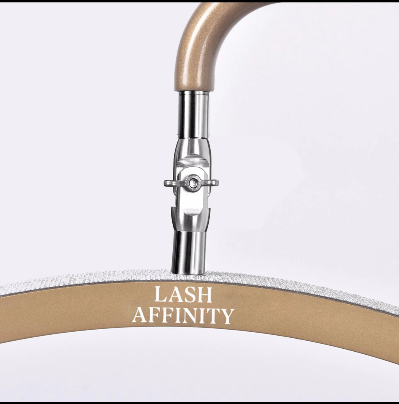 Gold Rhinestone Half-Moon Lash & Beauty Light (FT-Y16)